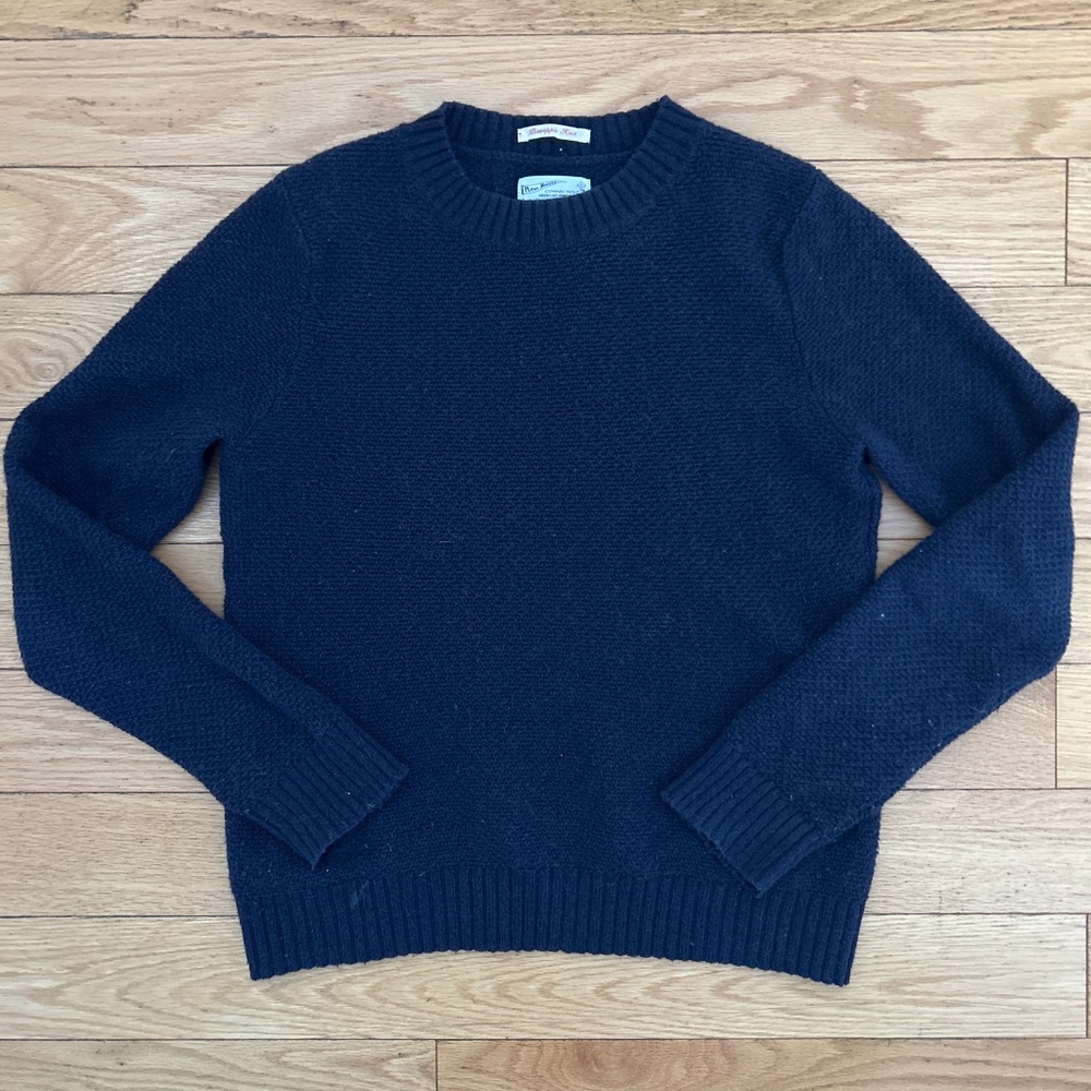 Gant Navy pineapple knit sweater